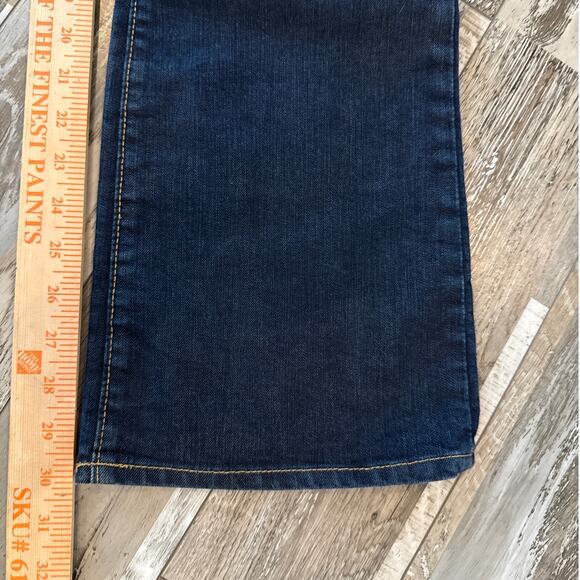 Gap Essential Bootcut Jeans Size 6 Dark Wash Blue Mid Rise Timeless Y2K Denim - Picture 7 of 9